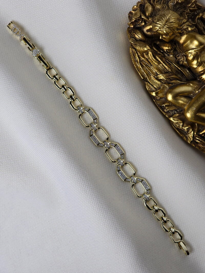 Zerinajewelry.com VIP 14K Ataç Model Taşlı Bileklik (10)