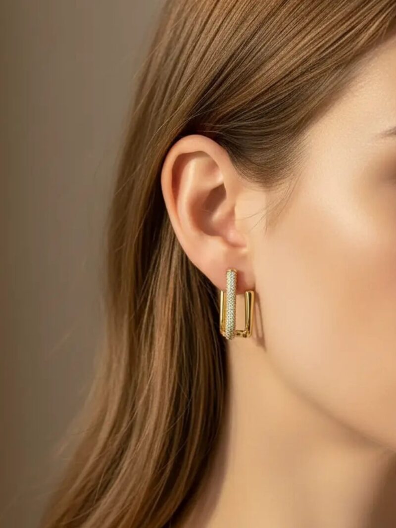 VIP 14K Xuping Gold Tasarım Küpe